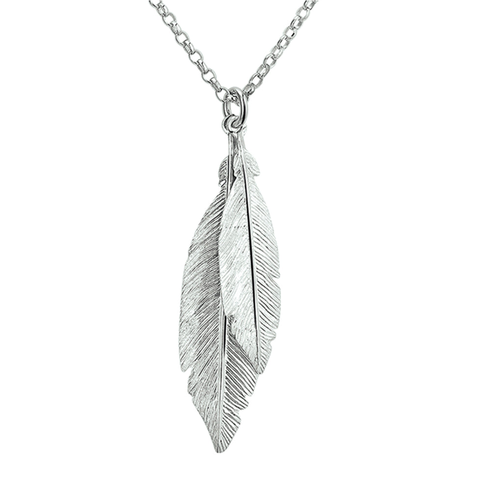 Collier met veren dames