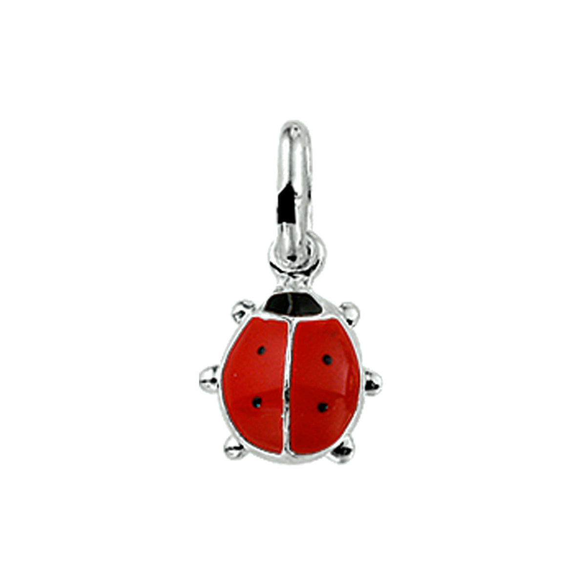 HANGER LIEVEHEERSBEESTJE ZILVER KINDEREN