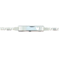 Graveerarmband hart plaat 6.0 mm 16 - 18 cm