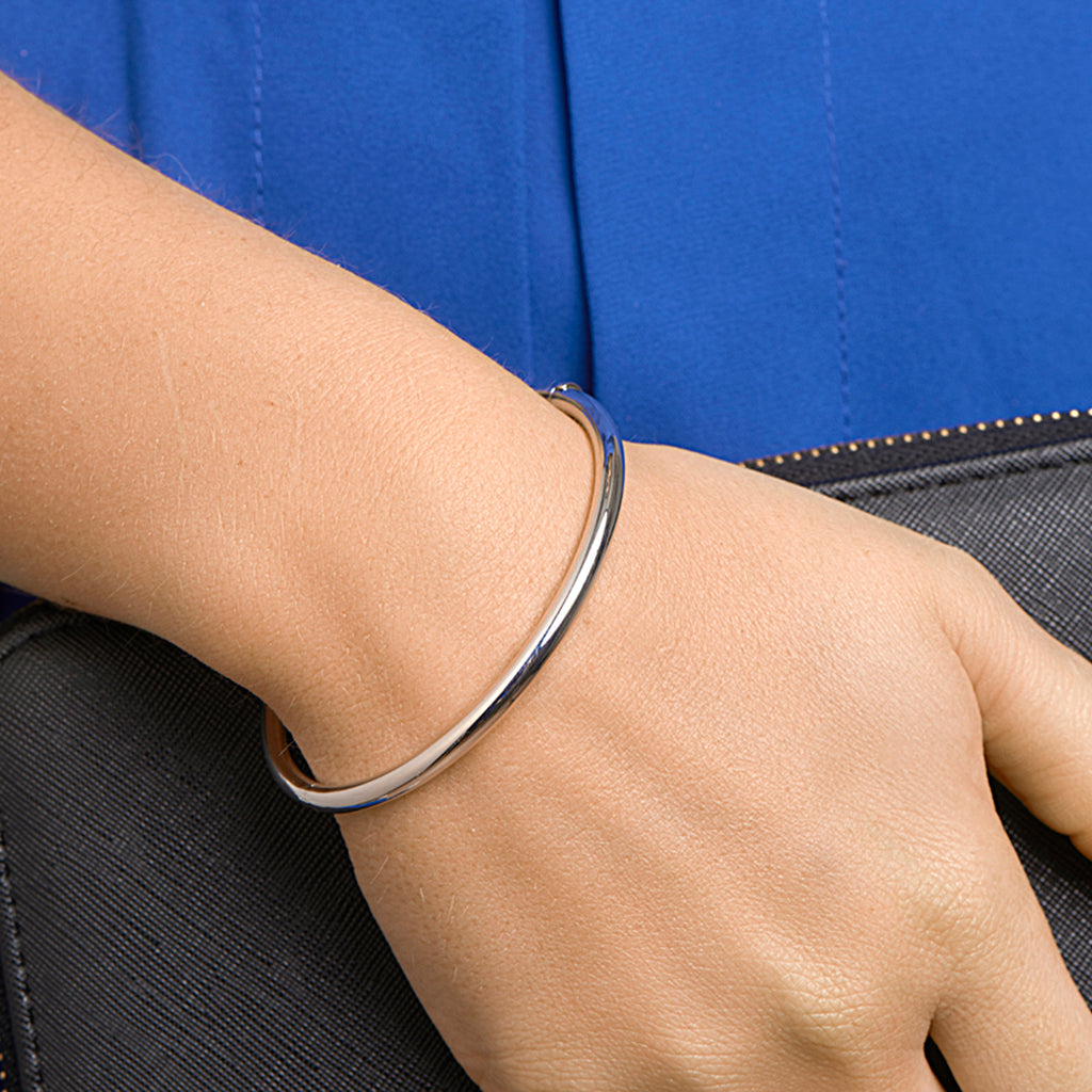 Armband bangle - zilver