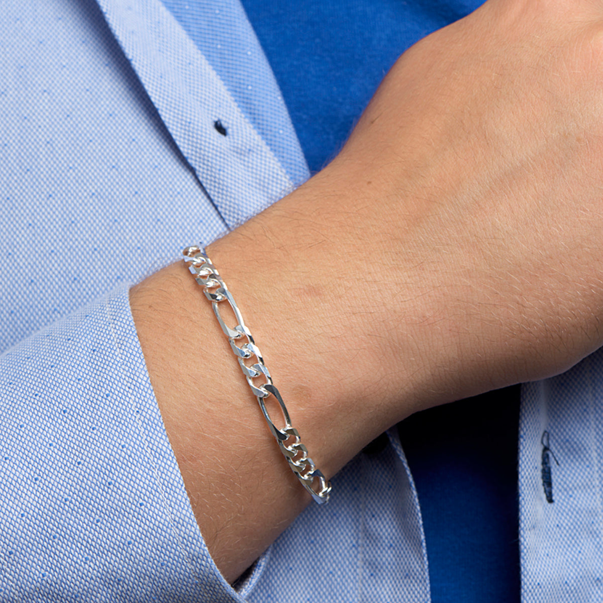 Schakel armband heren