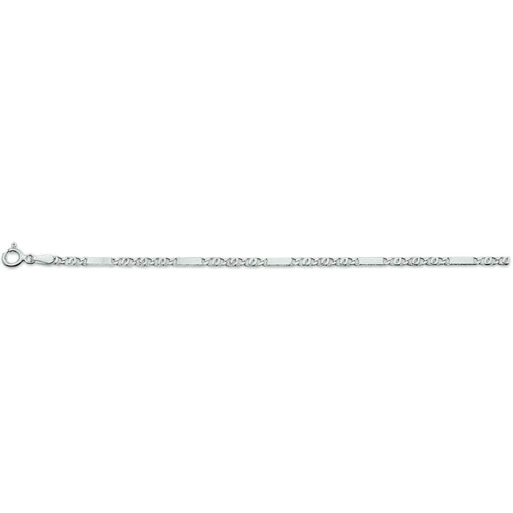 Armband valkenoog met tussenstuk 2.3 mm