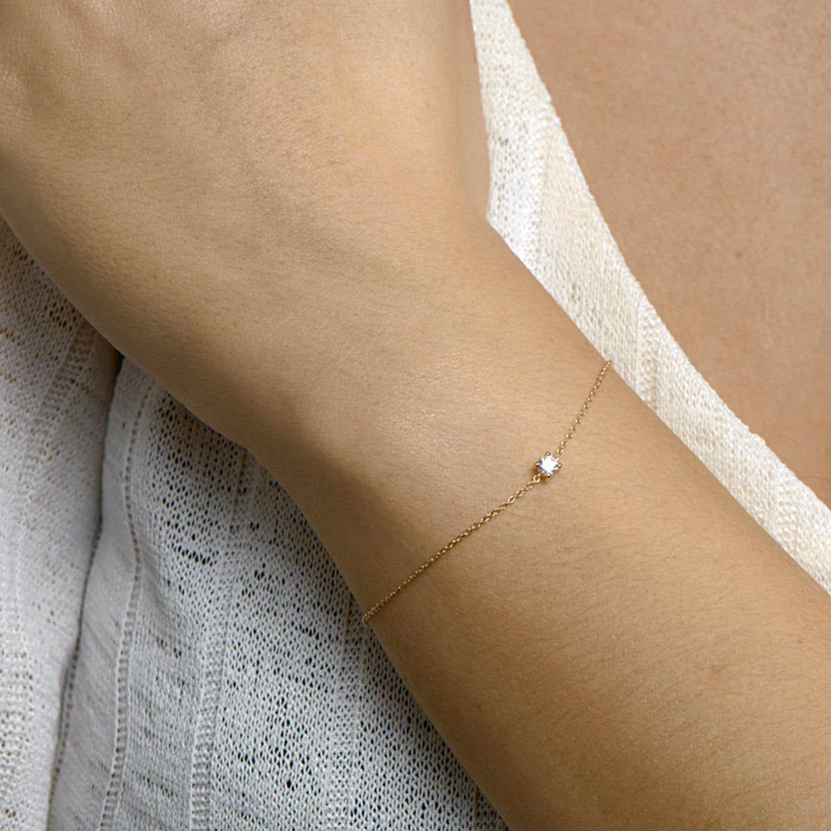 Armband zirkonia 15.5 - 17 - 18.5 cm