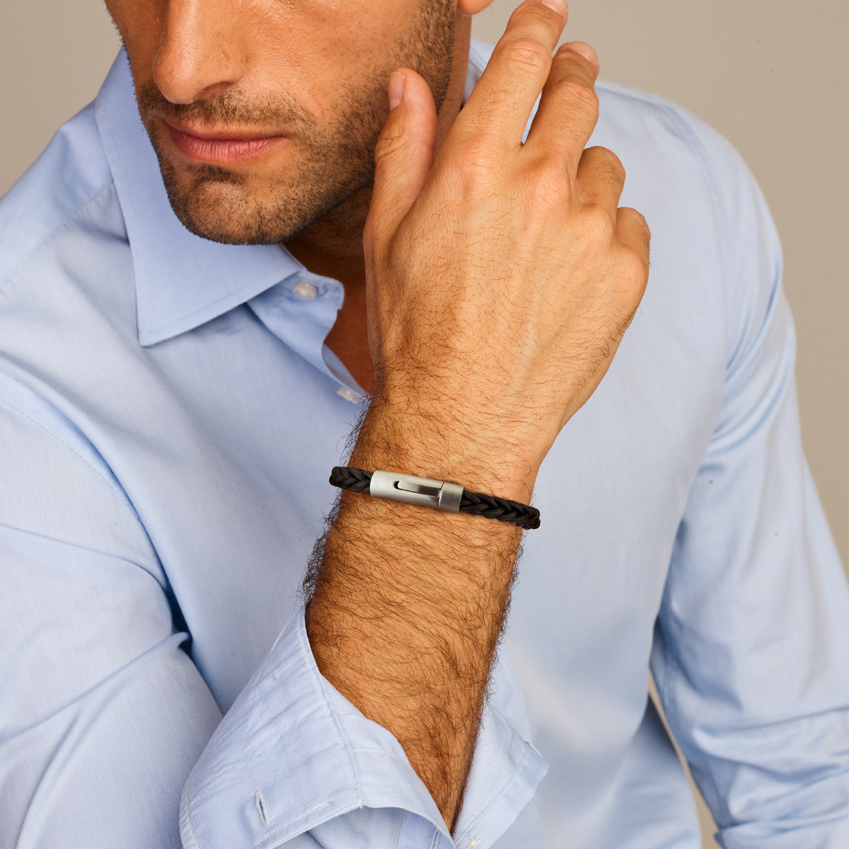 Armband leer 8.6 mm
