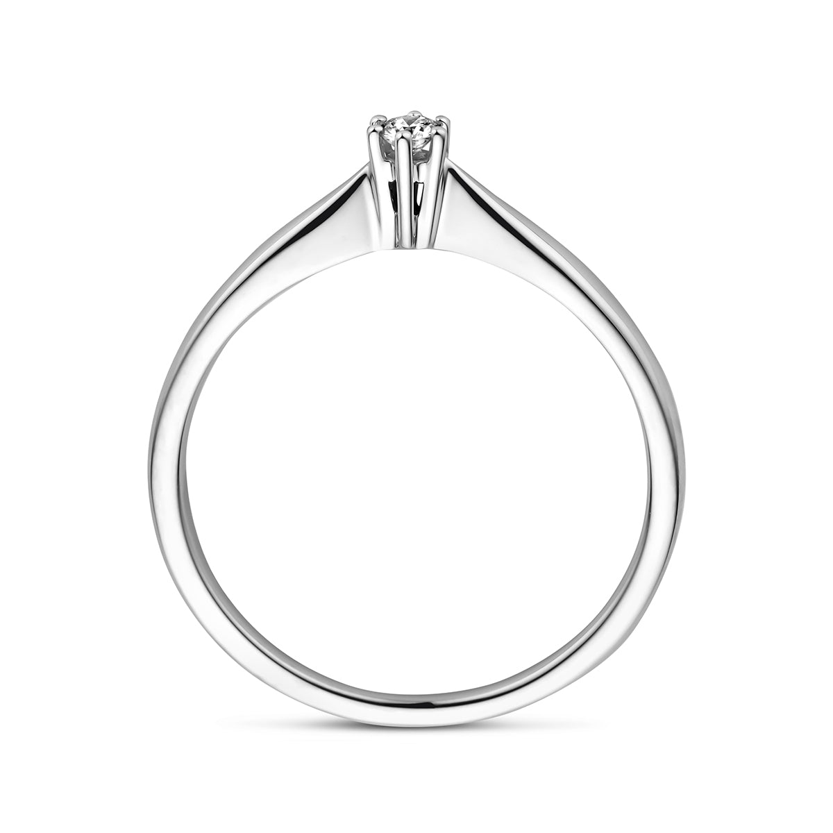 Ring diamant 0.05ct h si