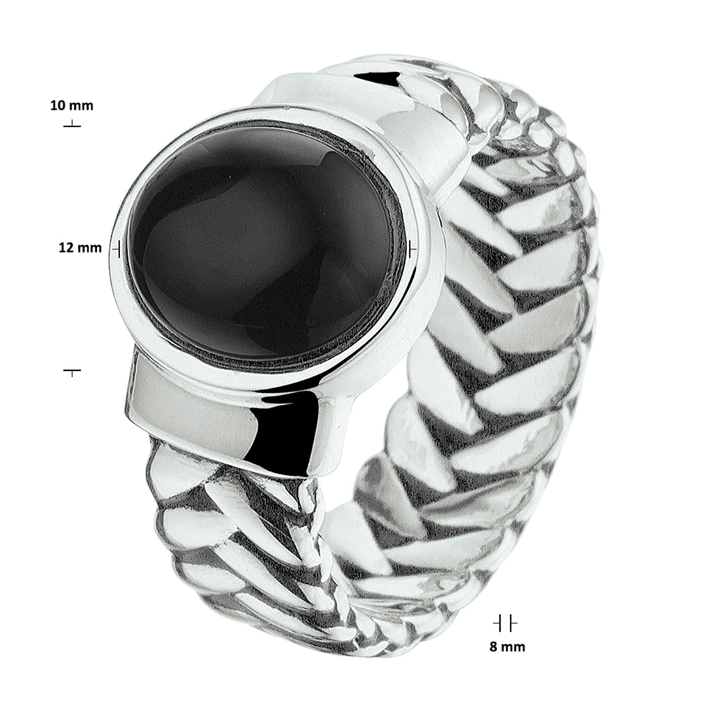 Ring oxi en onyx