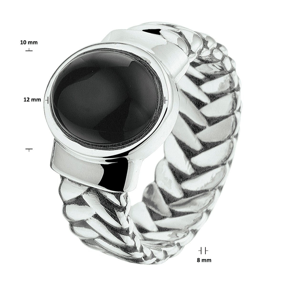 Ring oxi en onyx