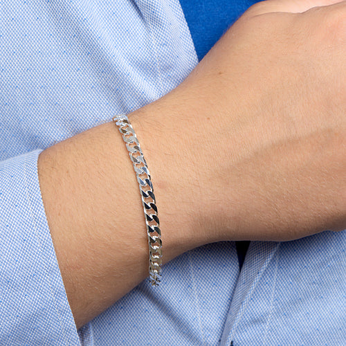 Schakel armband heren