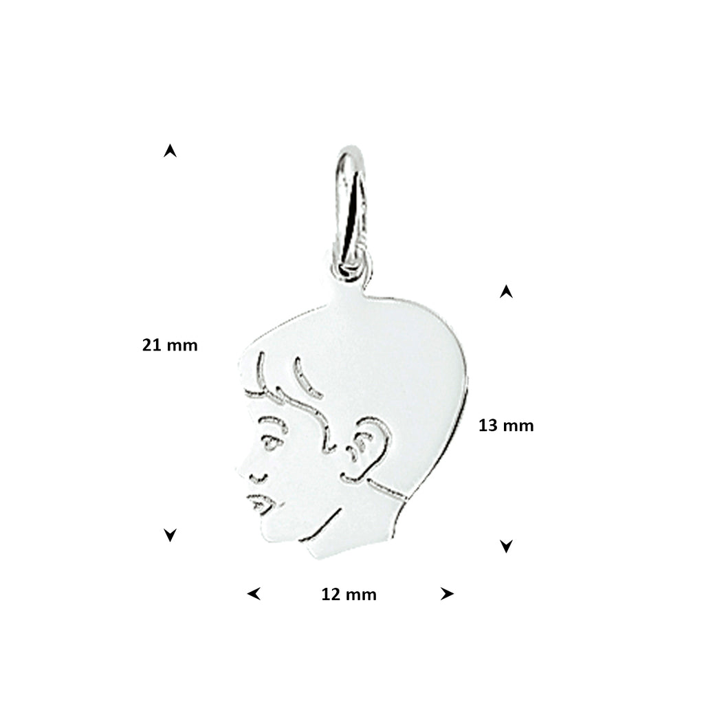 Hanger jongen 12 x 15.5 mm