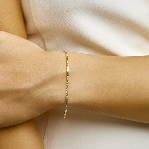 Armband valkenoog met tussenstuk 2.1 mm