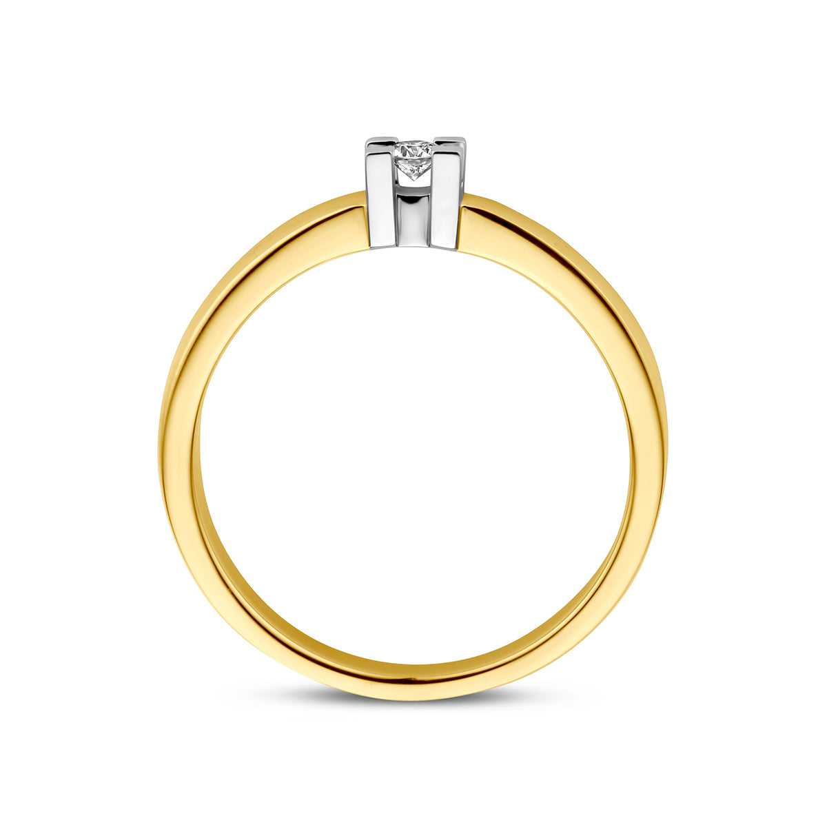 Ring diamant 0.05ct h si