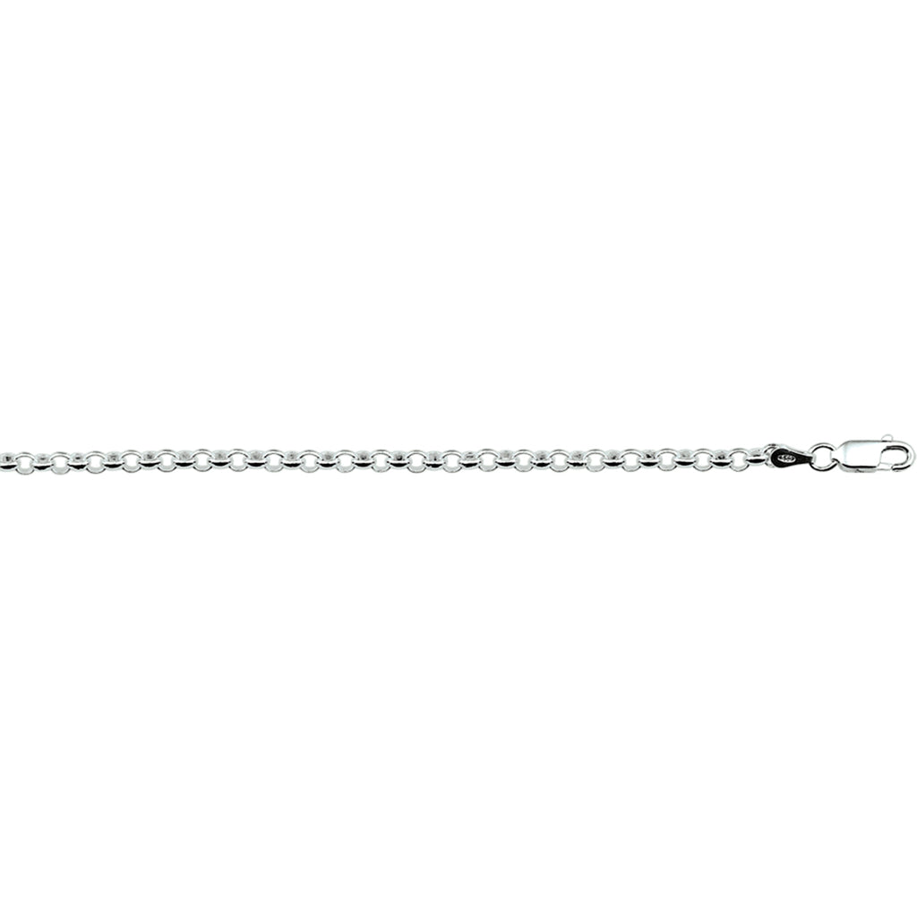 Armband jasseron schakel - zilver