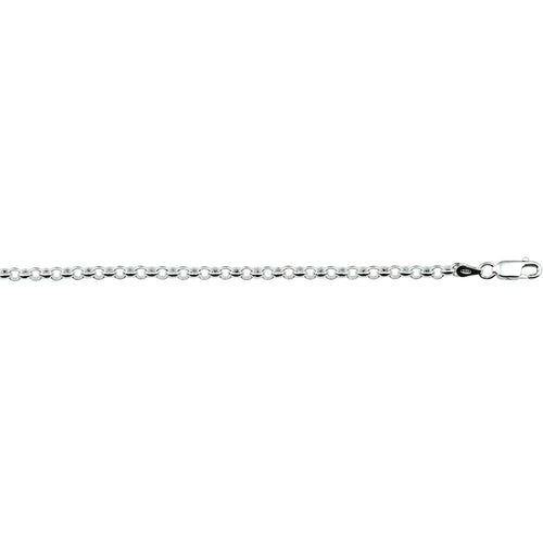 Armband jasseron schakel - zilver
