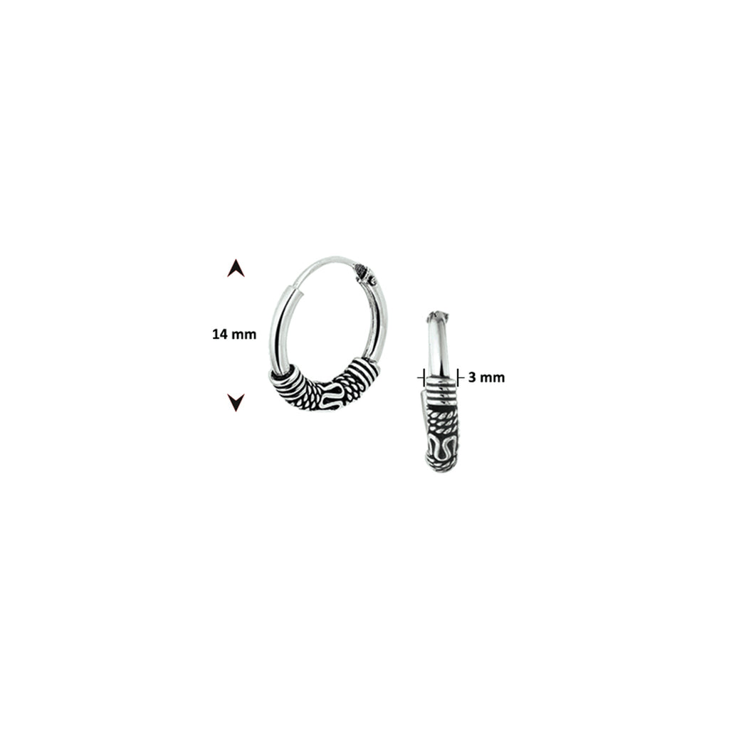 Oorringen oxi bali 3.0 mm