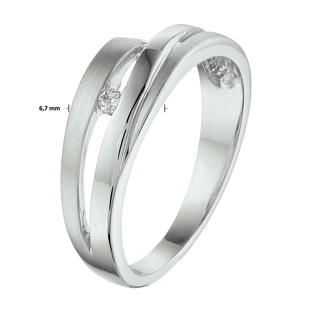 Ring zirkonia poli/mat