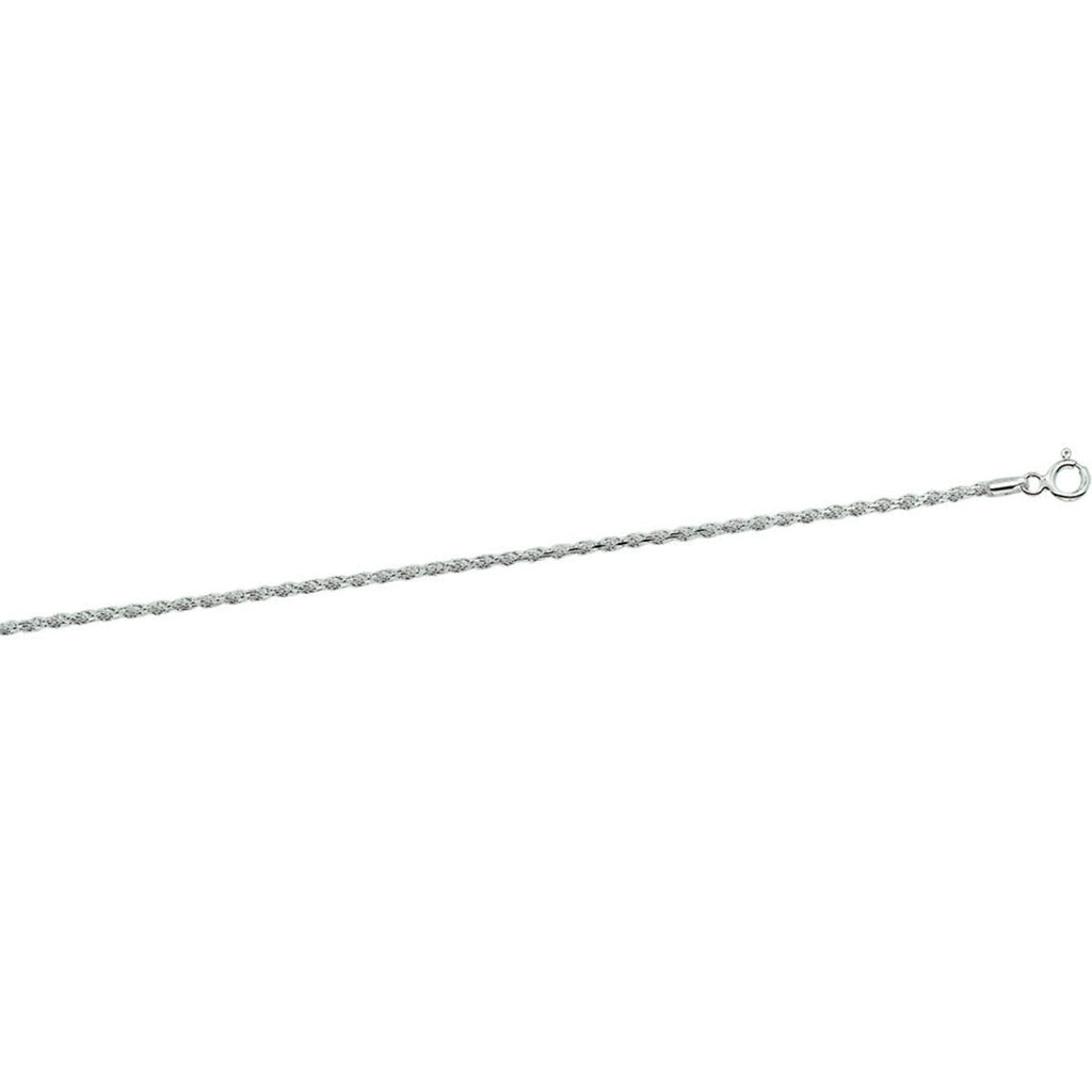 COLLIER ZILVER KOORD - 42 CM
