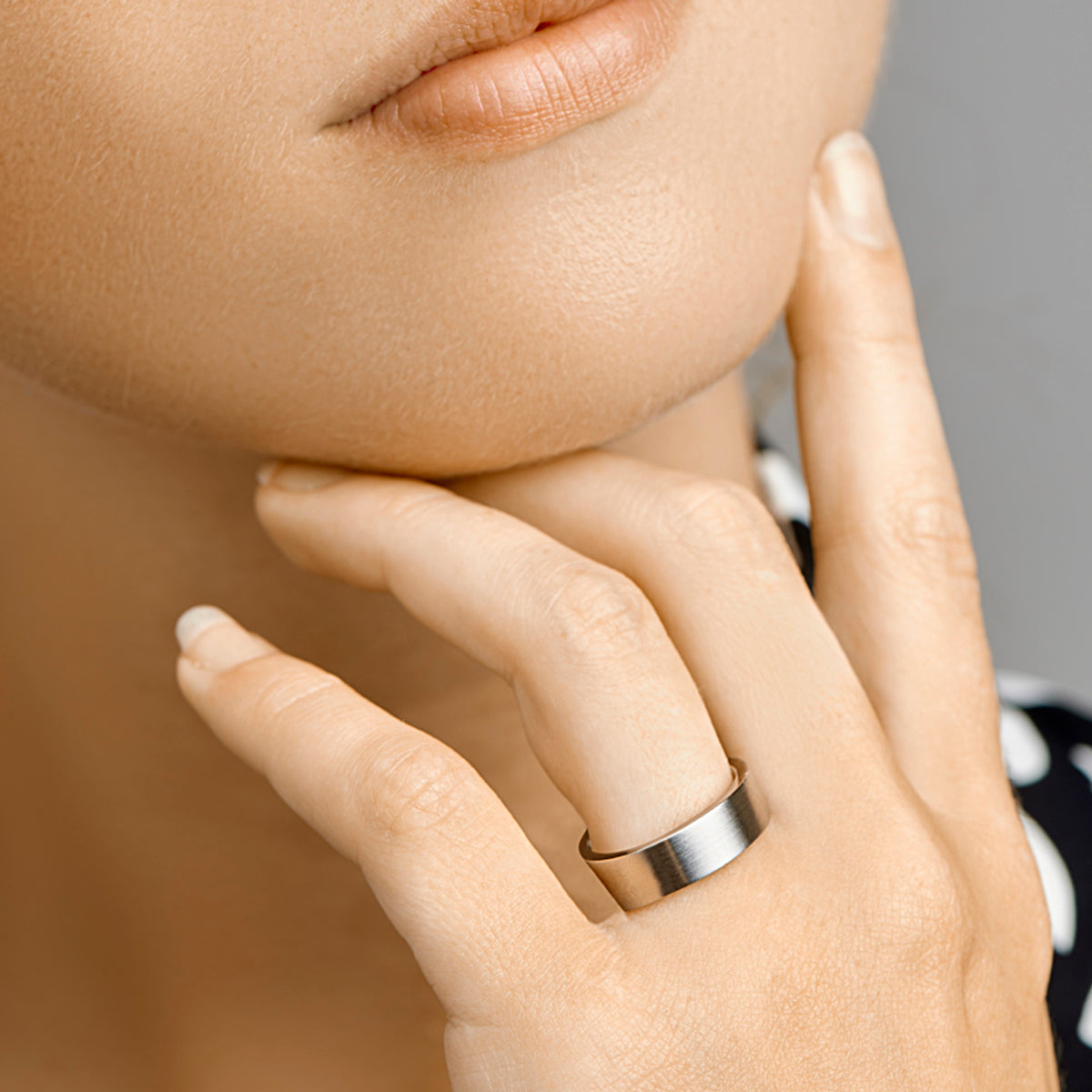 Ring a508 - 6 mm - zonder cz