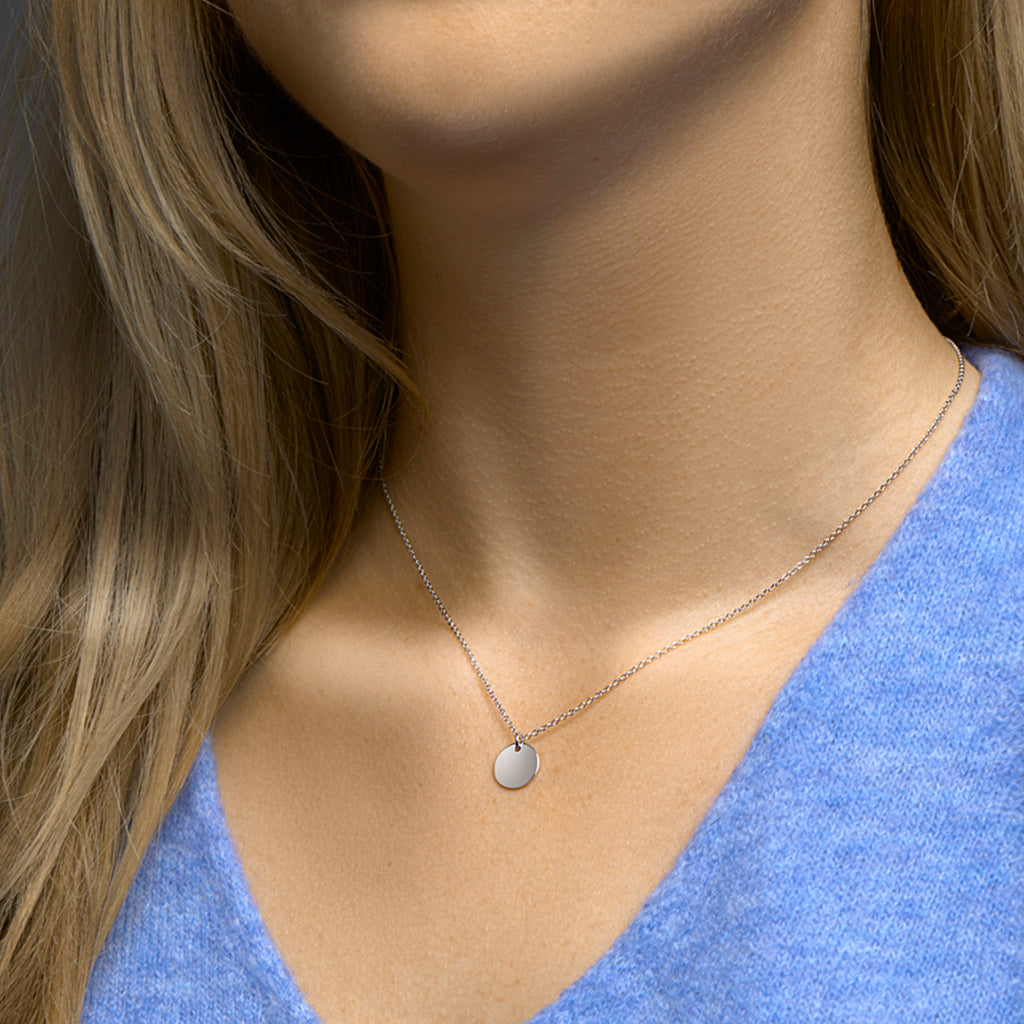 Collier - zilver incl. hanger