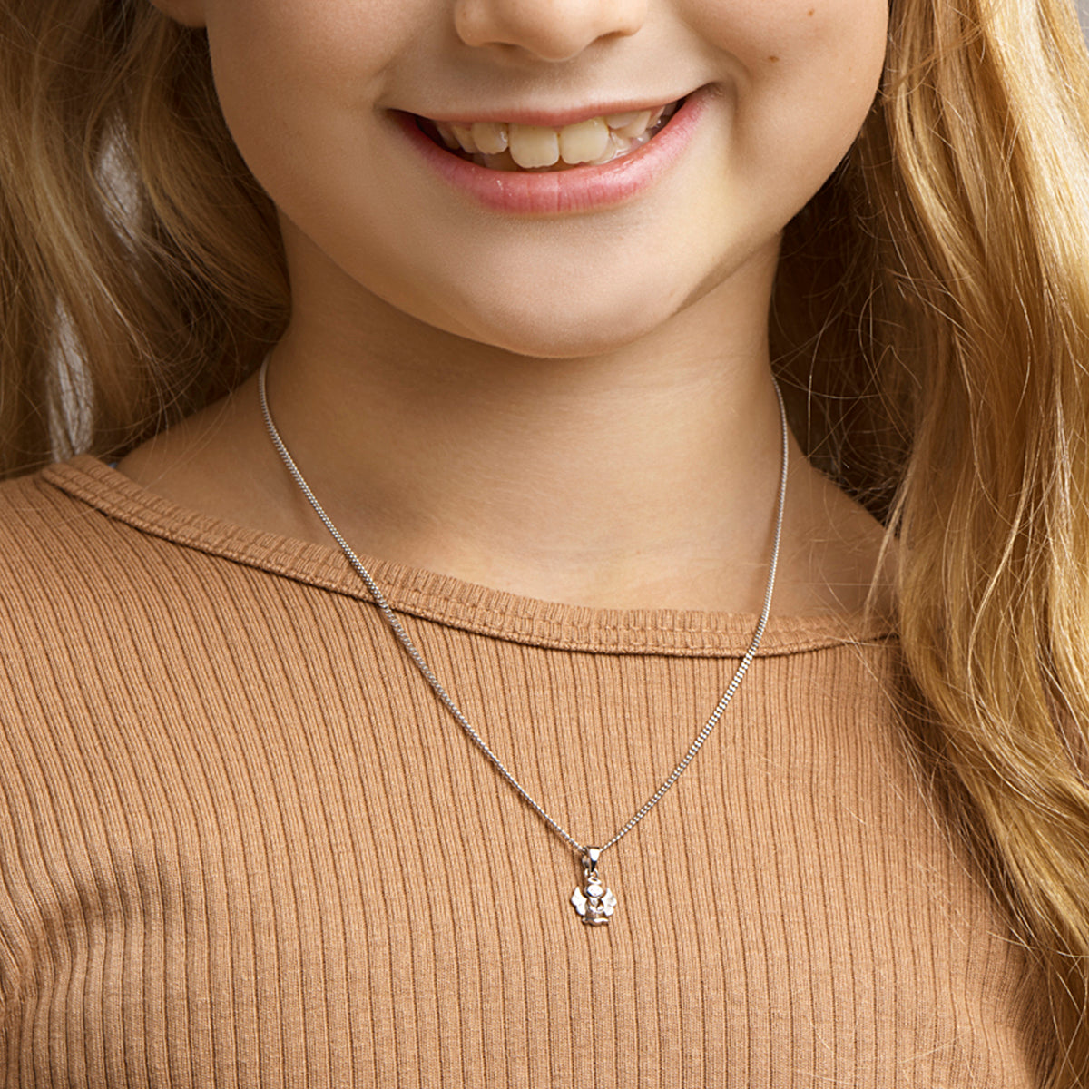 Bedel - zilver engeltje