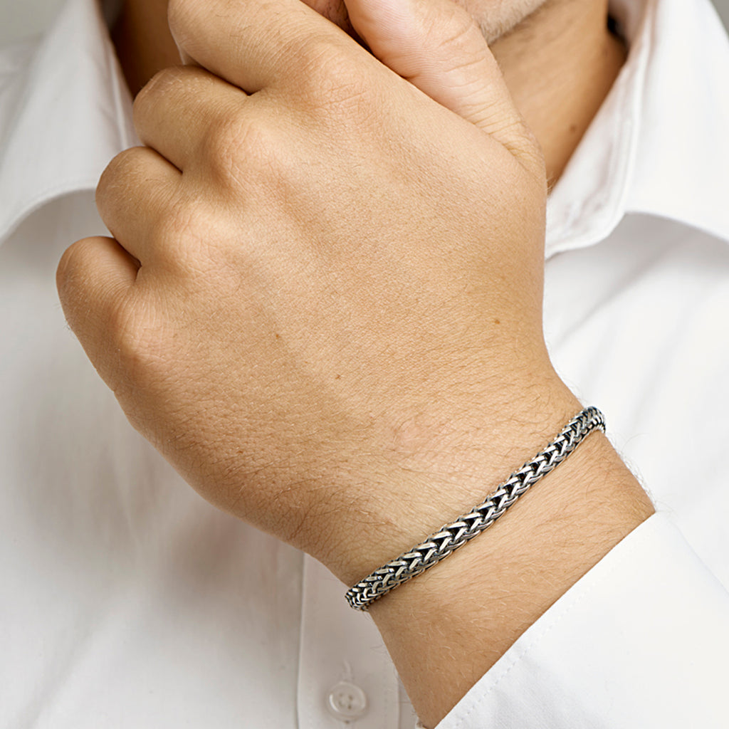 Armband oxi vossestaart 4.5 mm