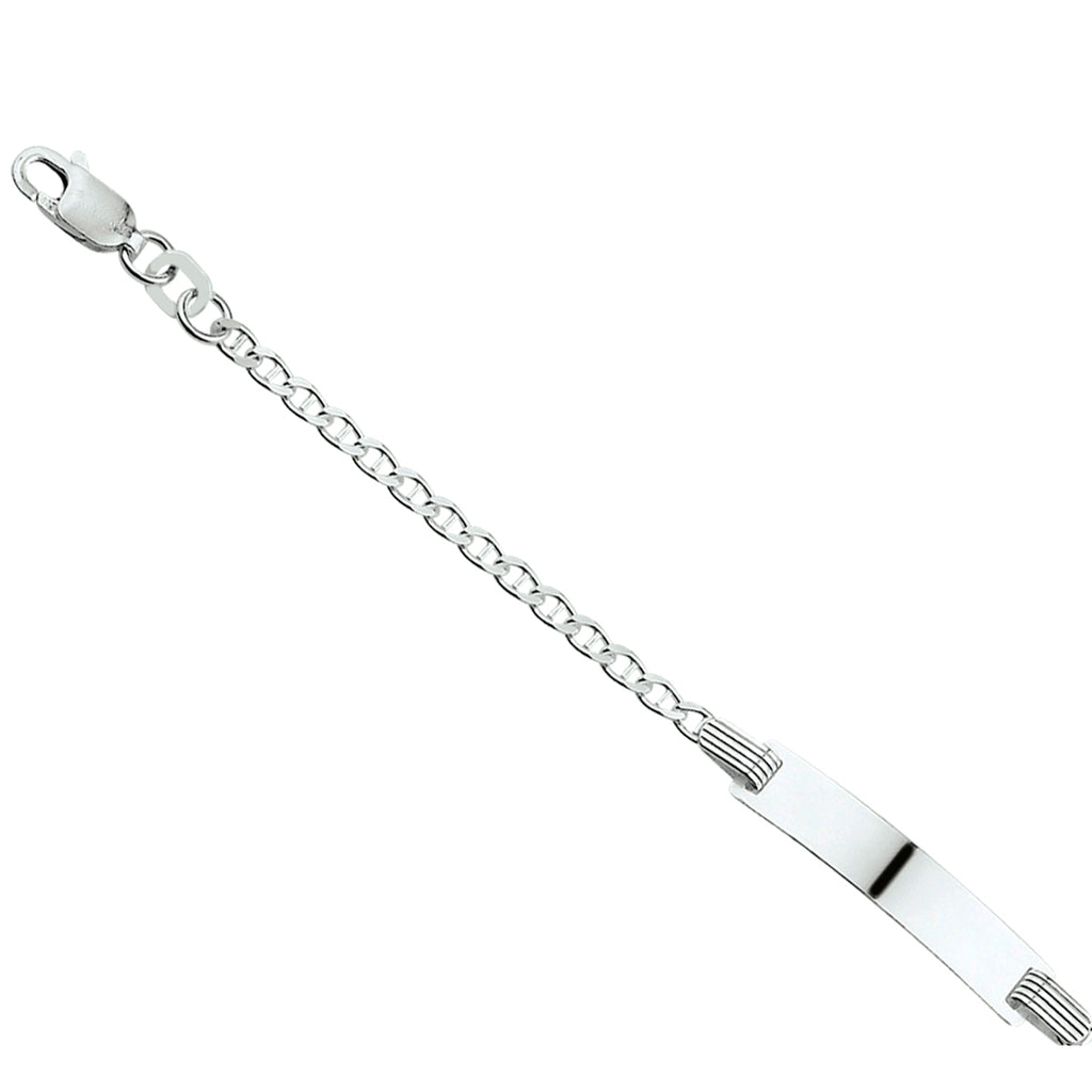 Graveerarmband anker plaat 5.0 mm 13-15 cm