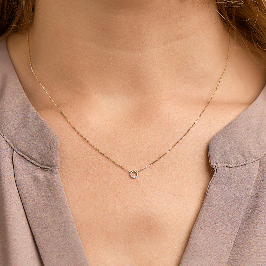 Collier diamant 0.05ct h p1 41 - 43 - 45 cm