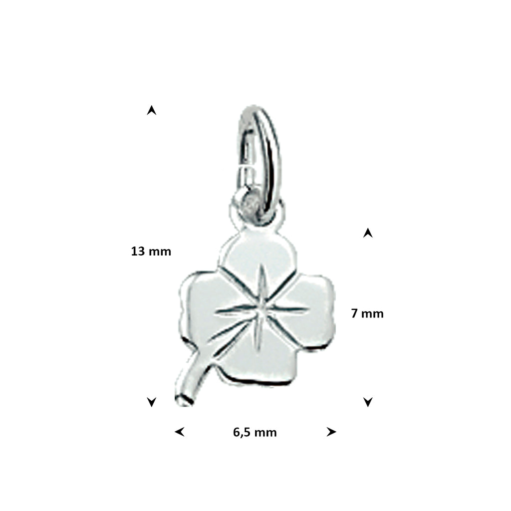 Hanger - zilver klaver