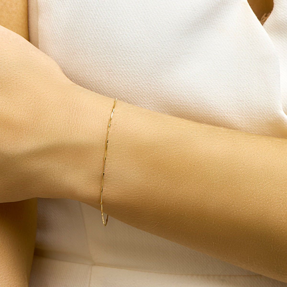 Armband venetiaans en staafjes 0.9 mm 18 cm