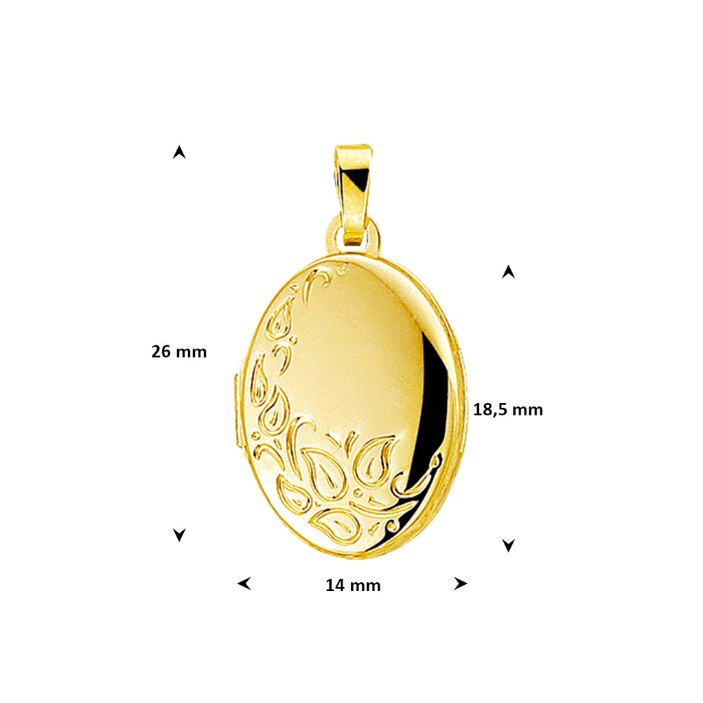 Hanger medaillon - goud