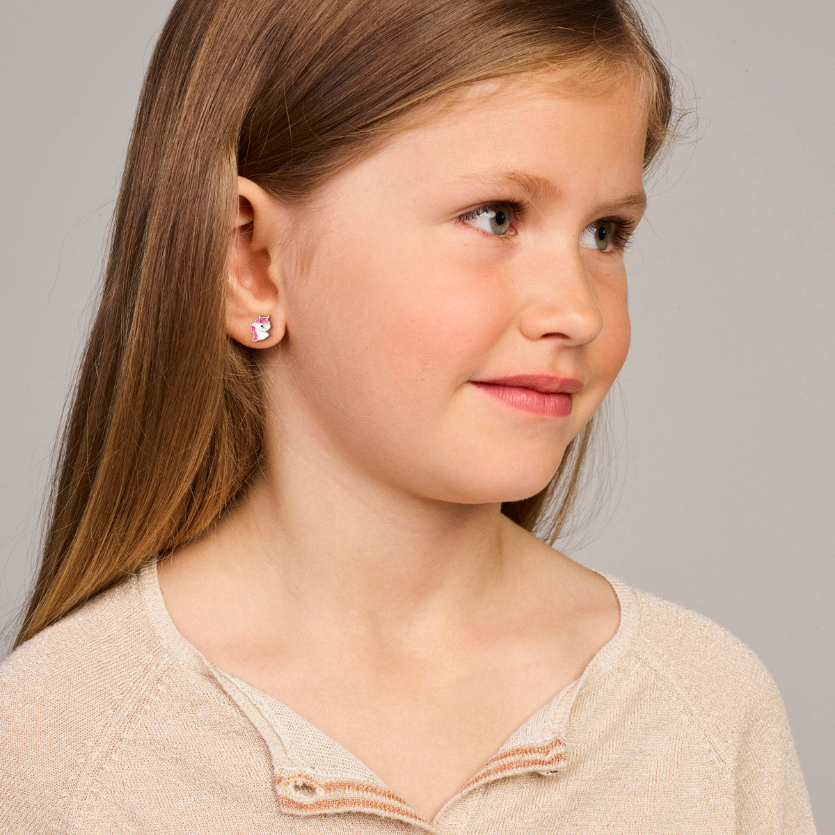 ZILVEREN UNICORN OORSTEKERS 1327752