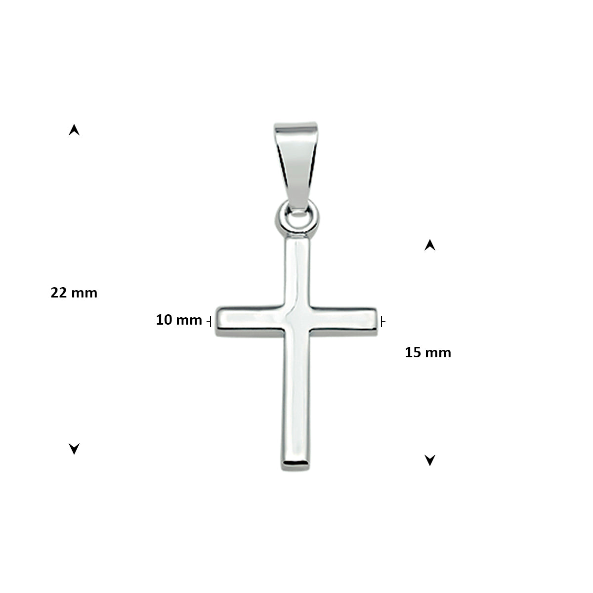 Kruis hanger unisex