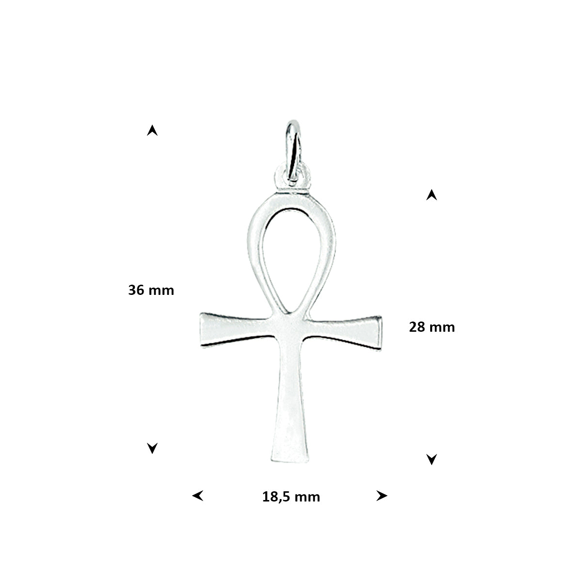 Hanger ankh kruis