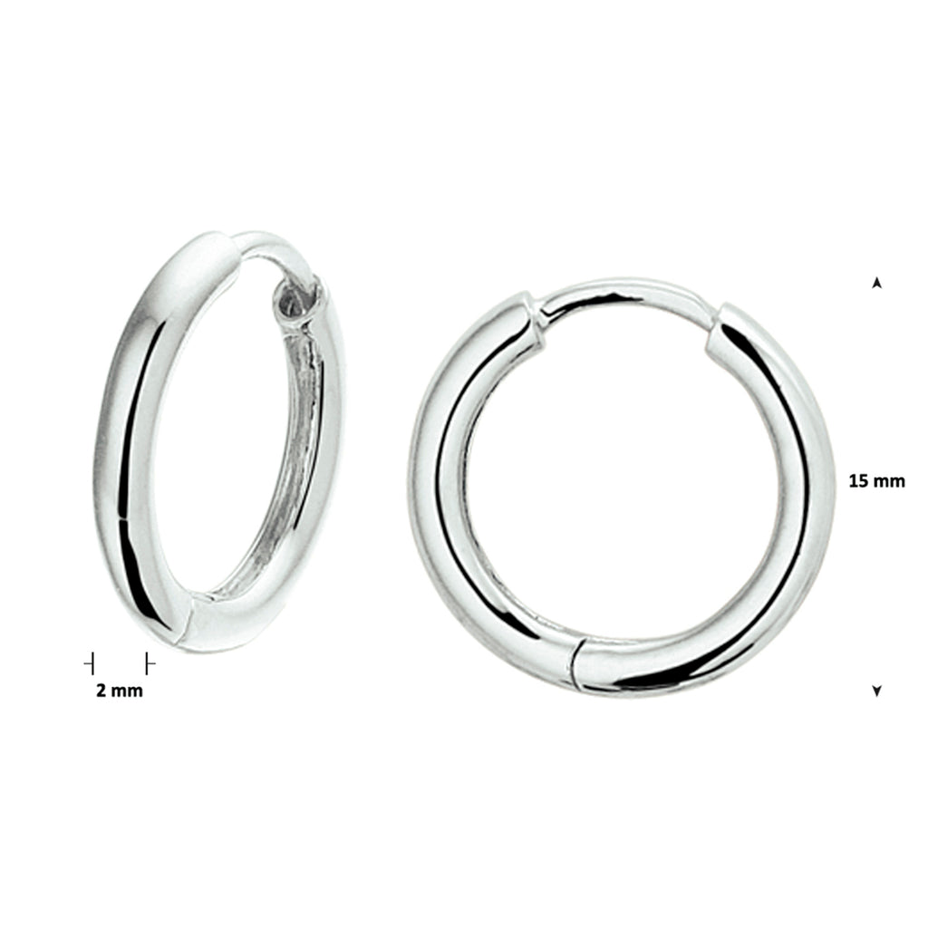 Oorringen - zilver