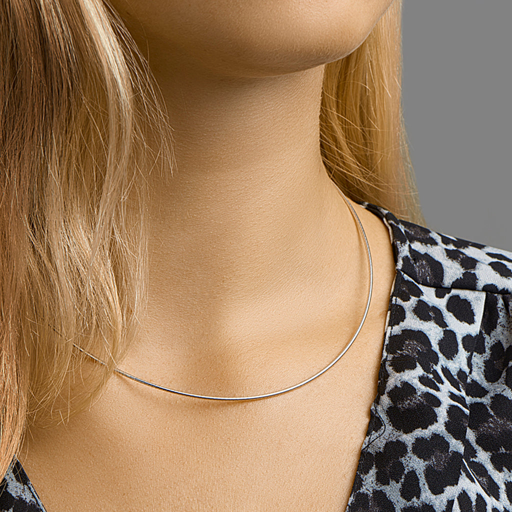 Collier Omega Zilver 45cm dames