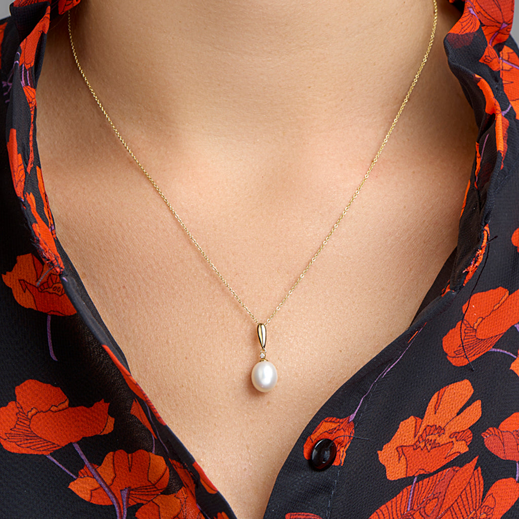 Hanger - goud zirkonia