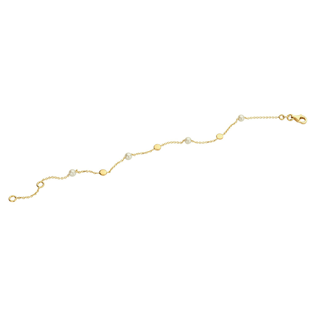 Armband parel 17 - 19 cm