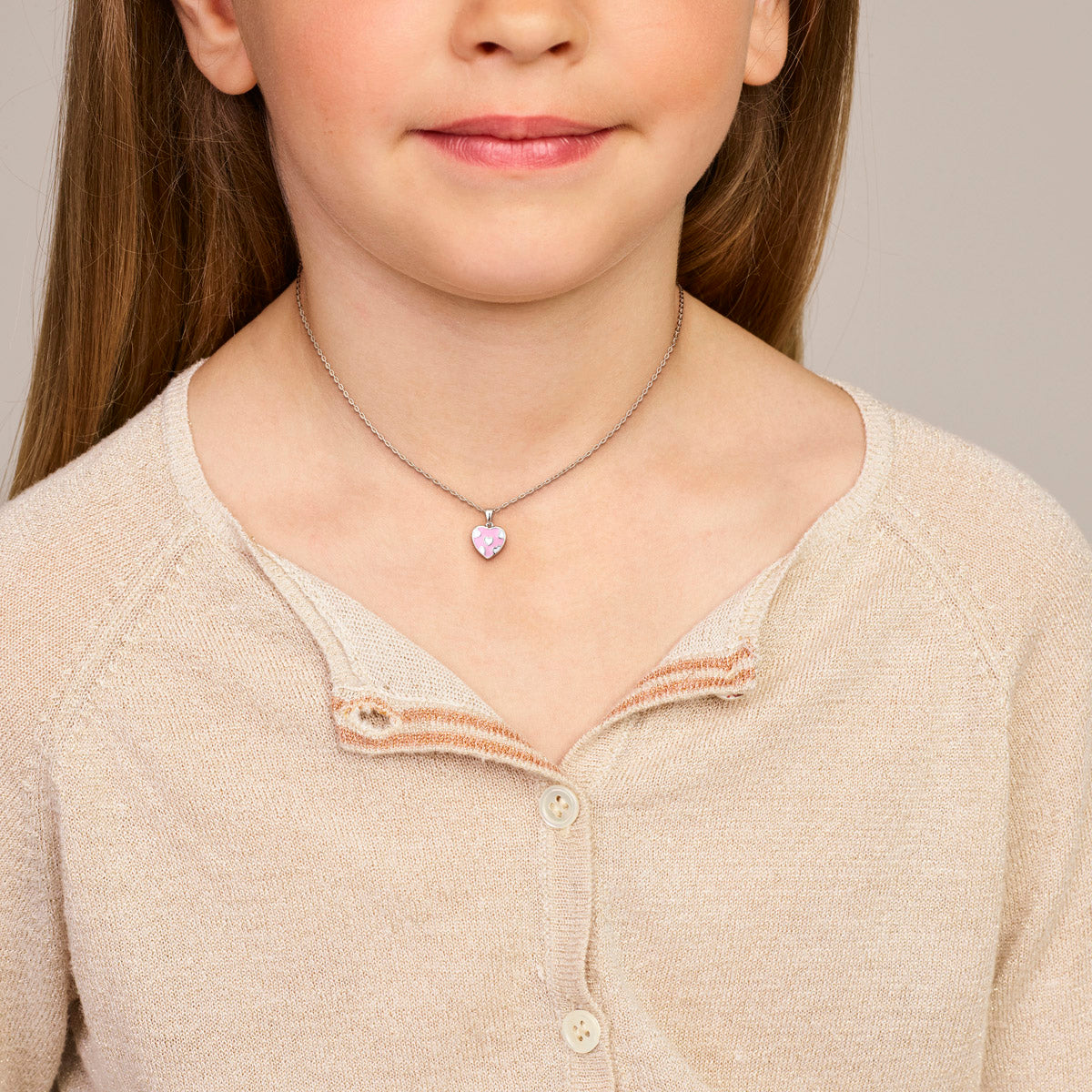 Collier hartje 36 + 3 cm