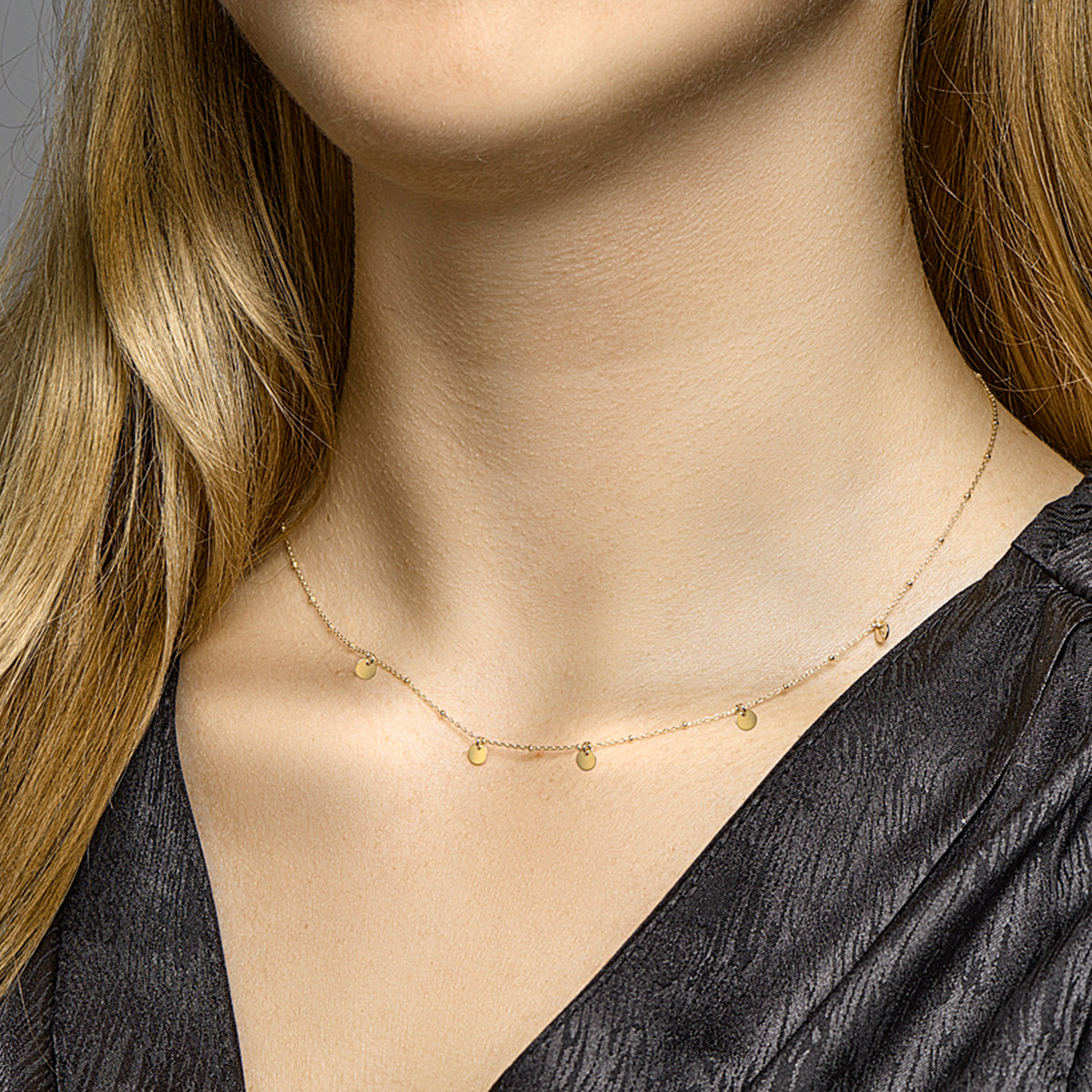 Collier rondjes 41 + 3 cm