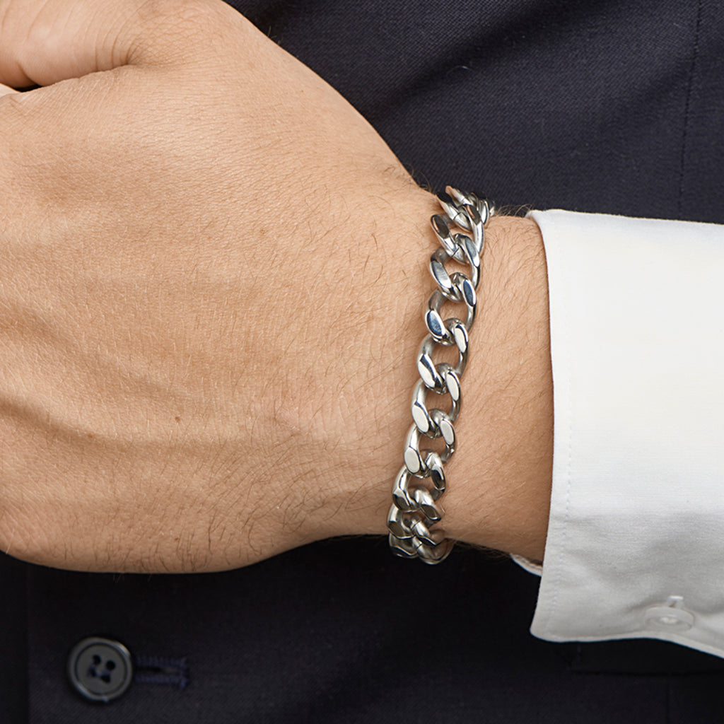 Schakel armband heren