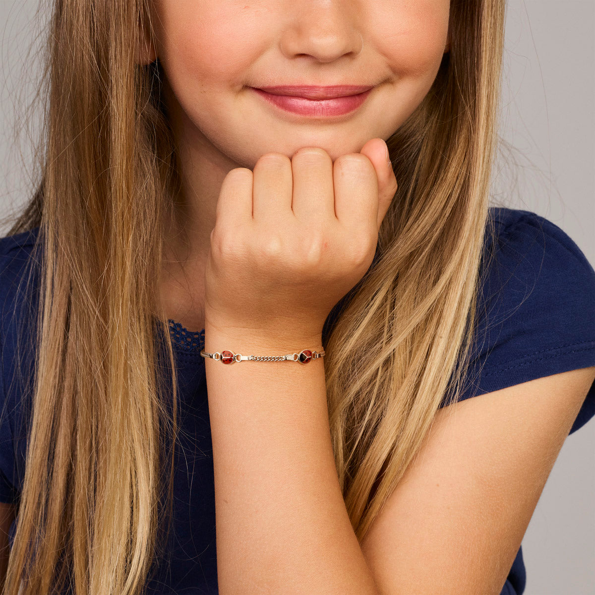 Armband lieveheersbeestje 11 - 13 cm