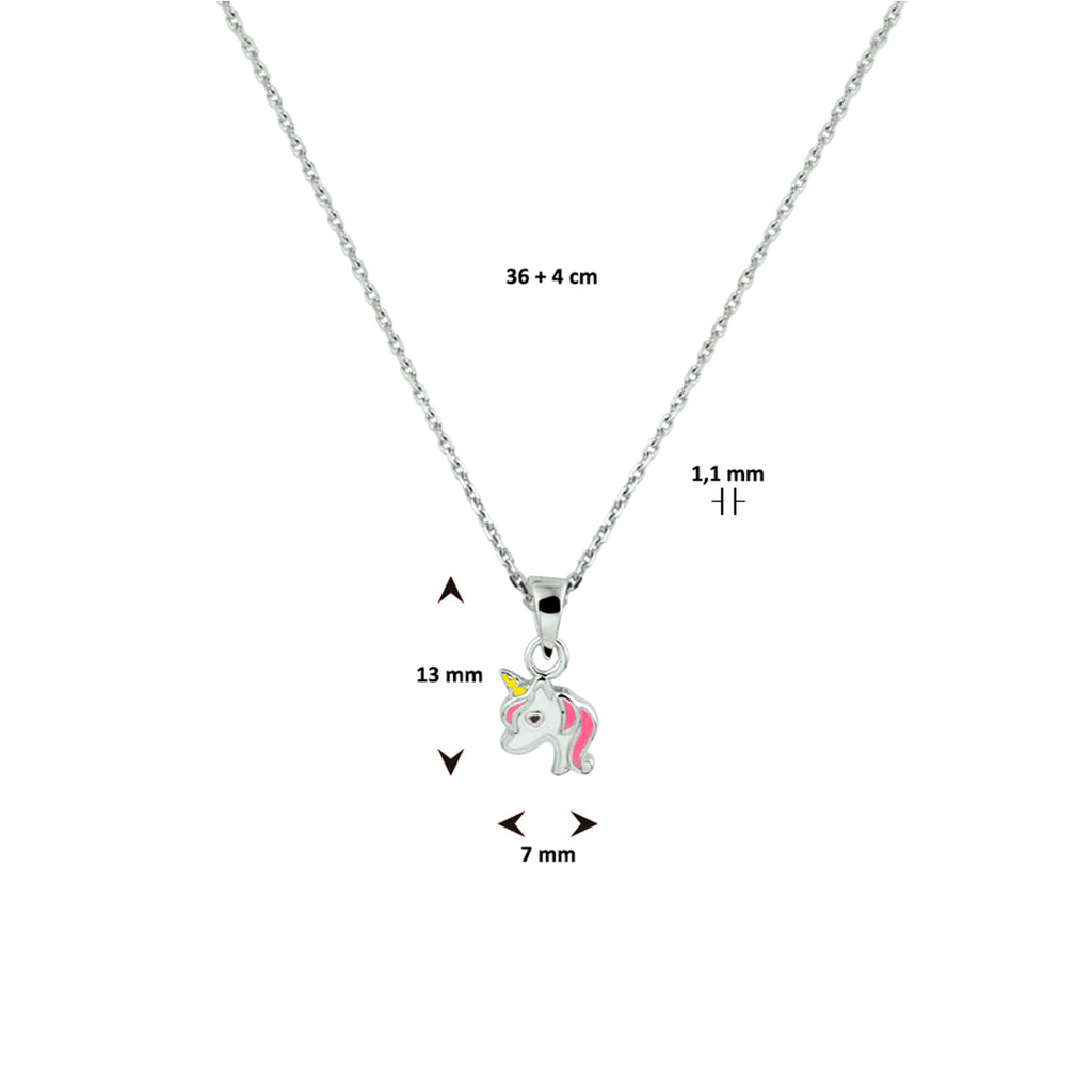 Collier eenhoorn 36 + 4 cm
