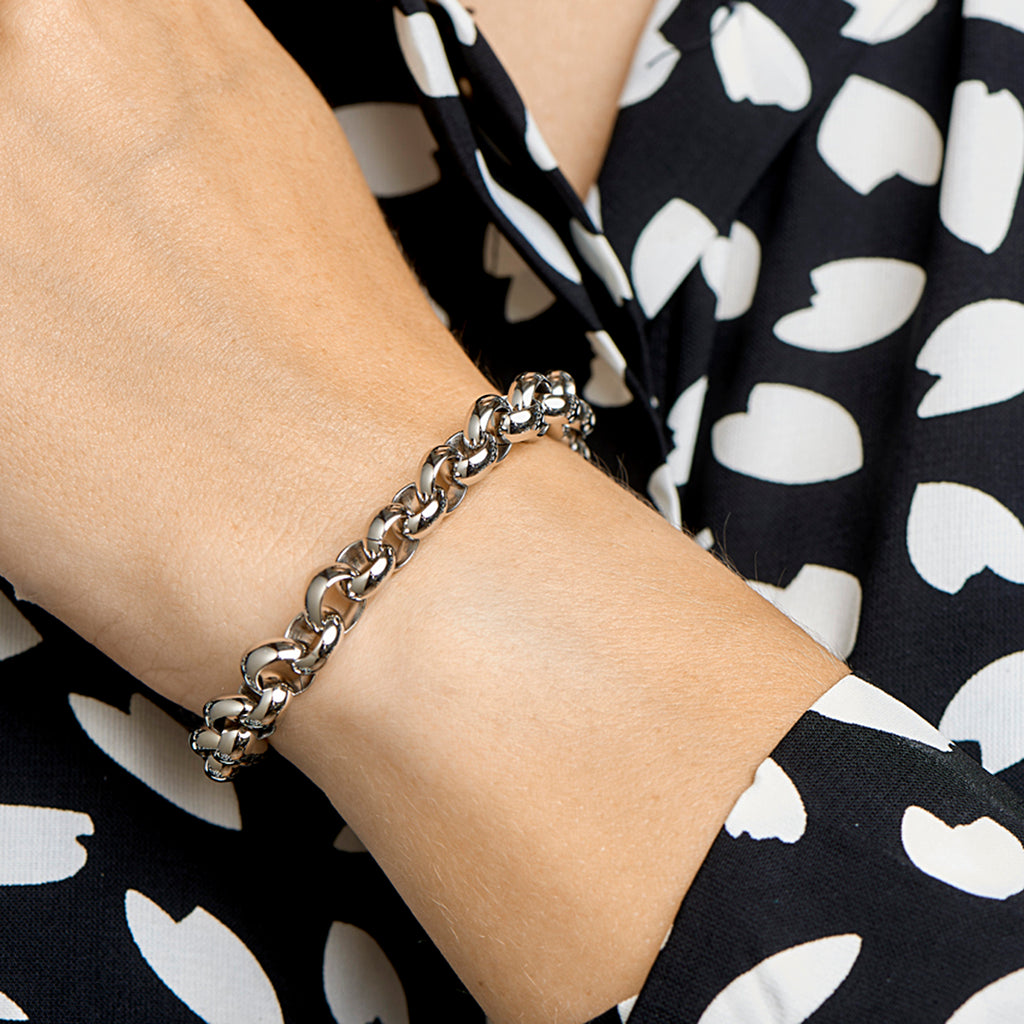 Armband jasseron 9 mm met groot springslot