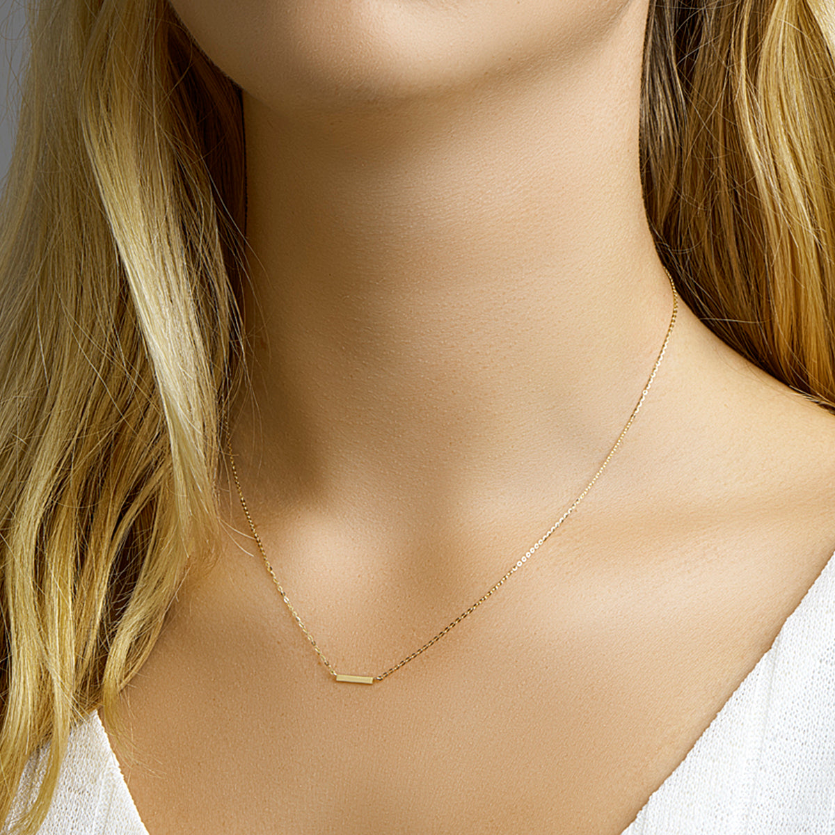 Collier balkje 41 + 4 cm