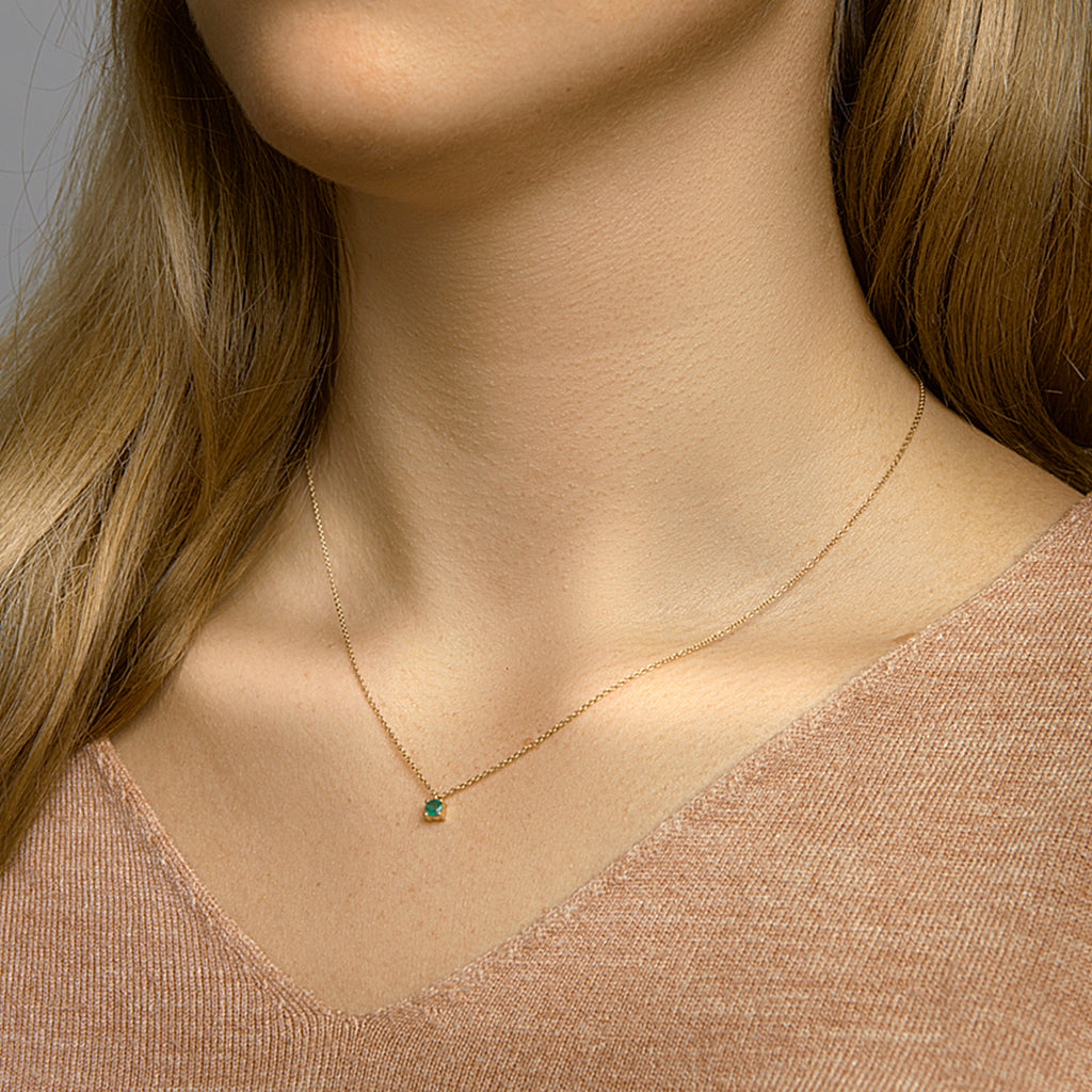 Collier smaragd 40 - 42 - 44 cm