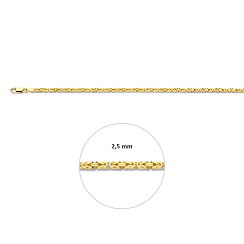 Konings 2.5 mm massief