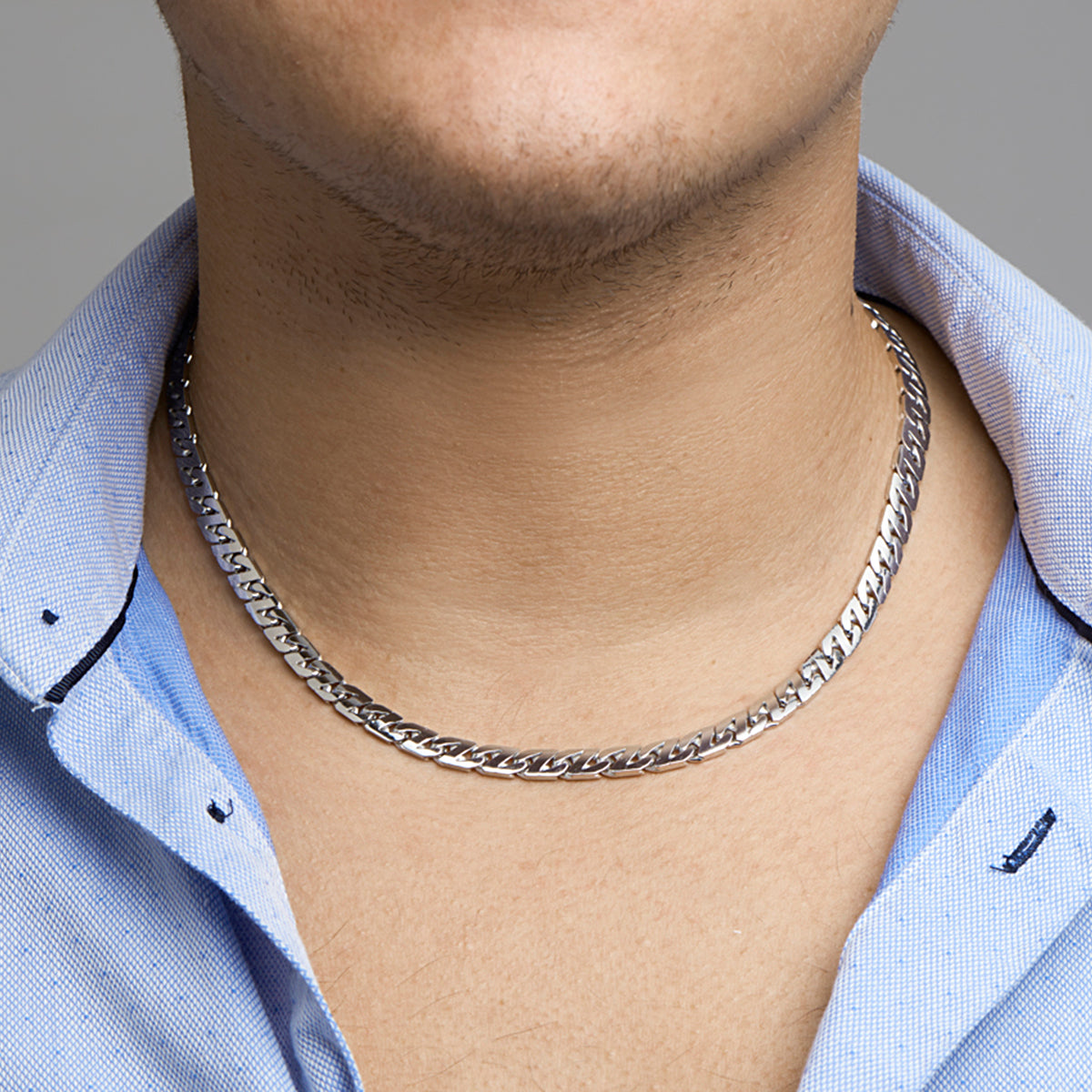 Collier gourmette 6.6 mm