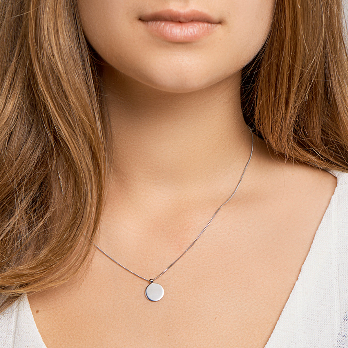 Graveercollier rondje 41 + 5 cm