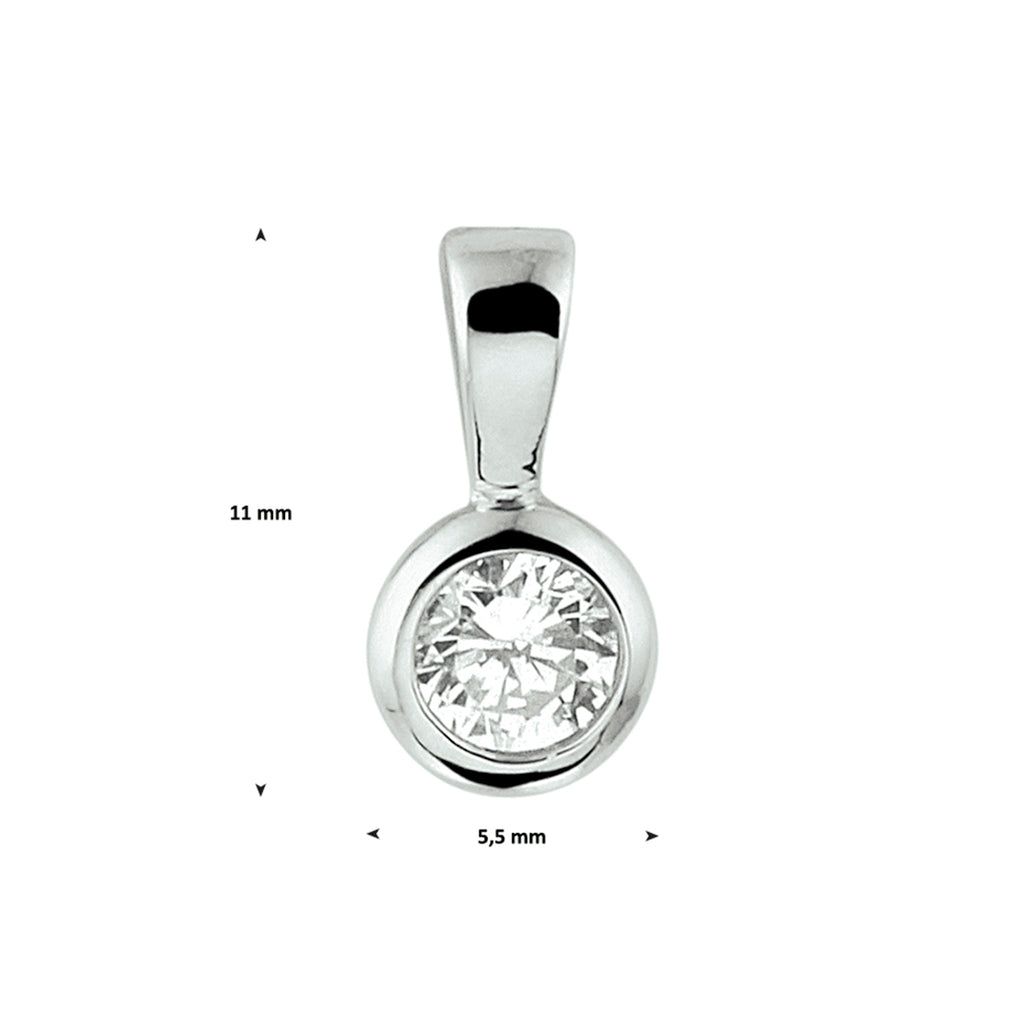Hanger met steen dames