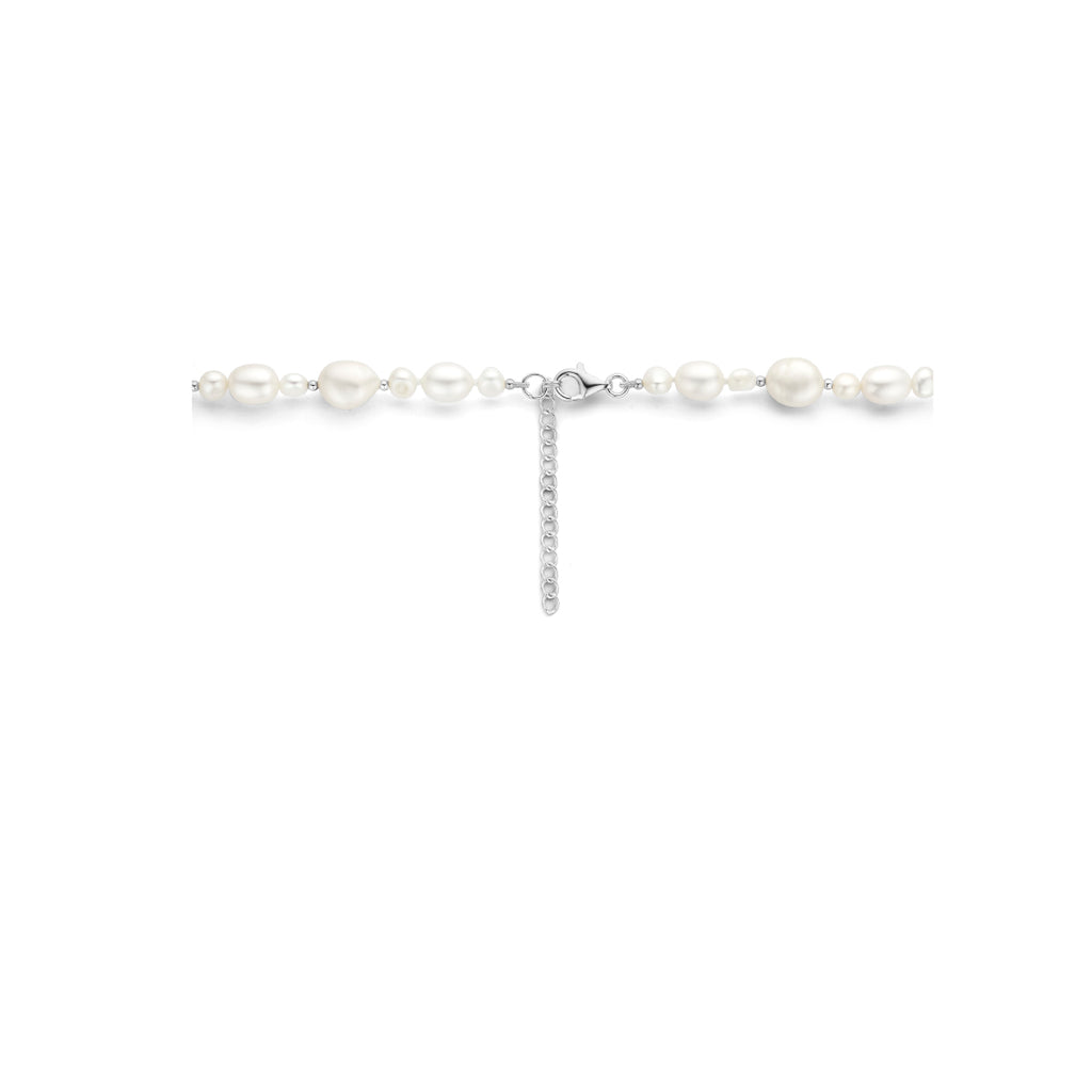 Collier parels 43 + 4 cm