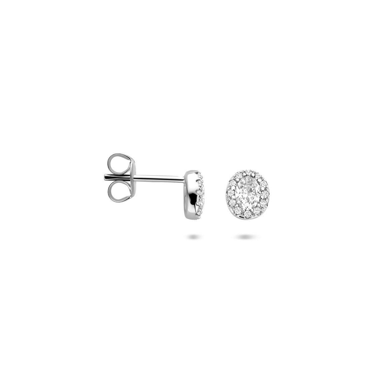 Oorknoppen zirkonia 6 mm